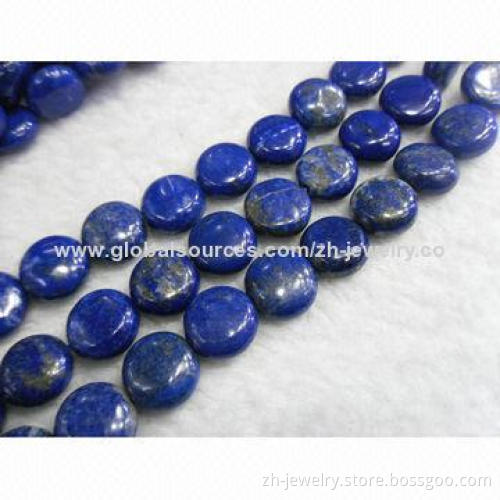 Lapis Lazuli Coin & Button Beads,Lapis Lazuli Cuboid Beads, Measures 2-100mm